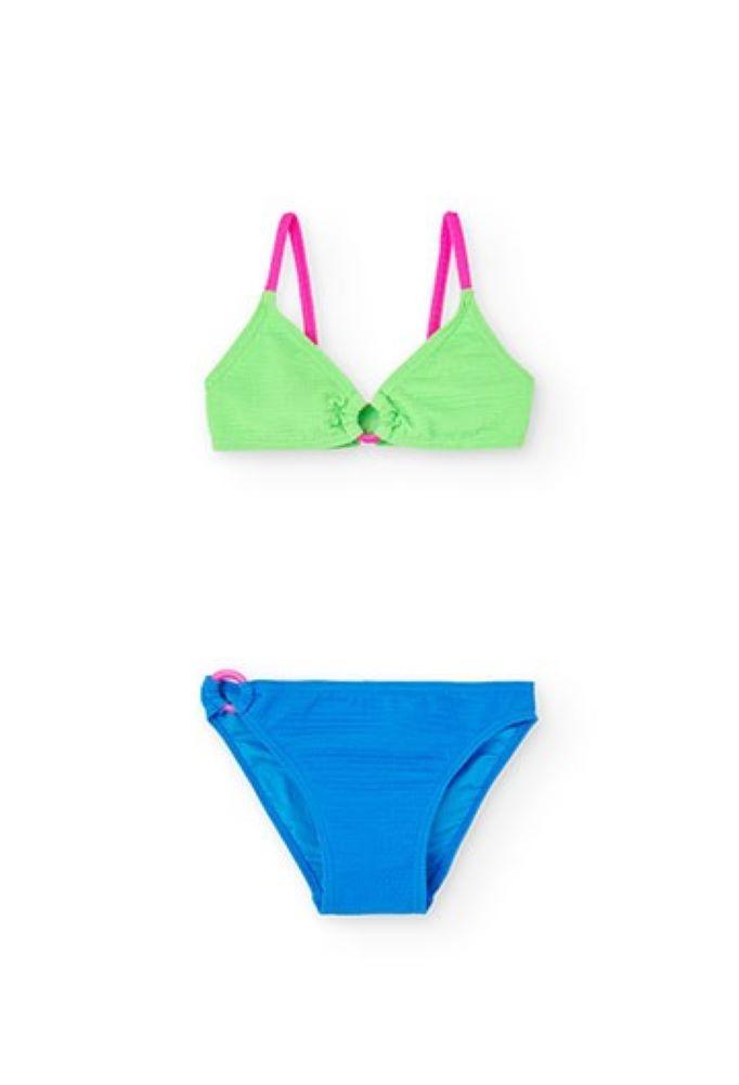 BIKINI BAMBINA AZZURRO 828121 4619 BOBOLI
